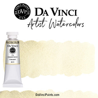 Da Vinci Artists' Watercolor - Titan Buff, 8 ml, (PW6)