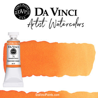 Da Vinci Artists' Watercolor - Transparent Orange, 15 ml (PY83/PR149)