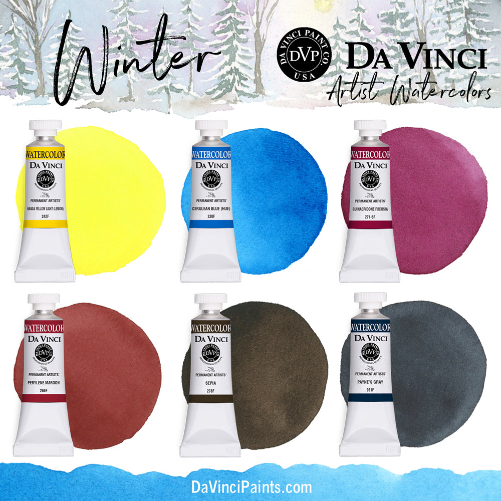 Da Vinci Artists' Watercolor - Winter Watercolor Set