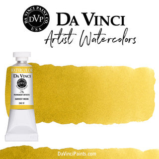 Da Vinci Artists' Watercolor - Harvest Moon, 15 ml (PG7/PY42/PO62/PY97)