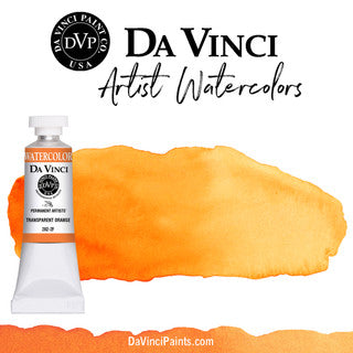Da Vinci Artists' Watercolor - Transparent Orange, 15 ml (PY83/PR149)