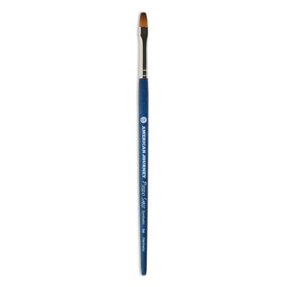 American Journey Pseudo Sable Brush - Flat, Size 1/4"