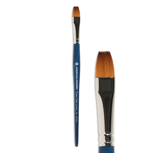 American Journey Pseudo Sable Brush - Flat, Size 1/2"