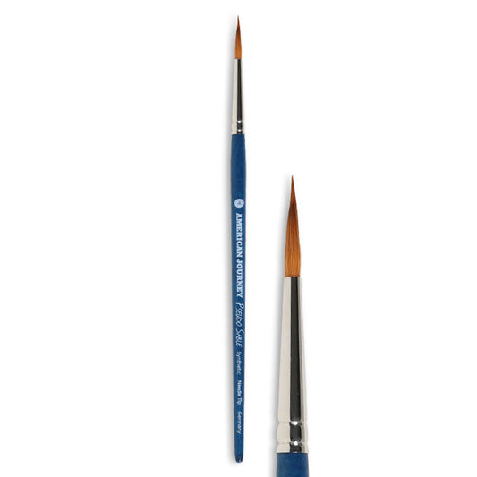 American Journey Pseudo Sable Brush - Needle Tip, Size 4