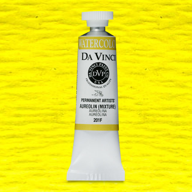 Da Vinci Artists' Watercolor - Aureolin, 8 ml