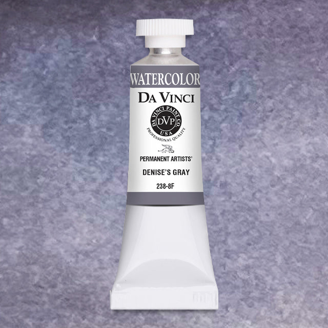 Da Vinci Artists' Watercolor - Denise's Gray, 37 ml