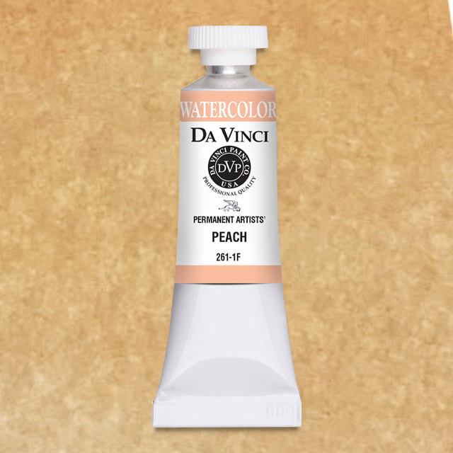 Da Vinci Artists' Watercolor - Peach, 37 ml