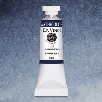 Da Vinci Artists' Watercolor - Stormy Blue, 37 ml