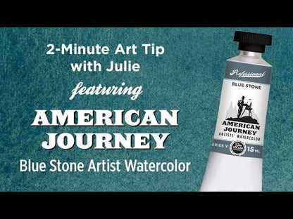 American Journey Artists' Watercolor - Blue Stone, 15 ml, (PB36/PY42)